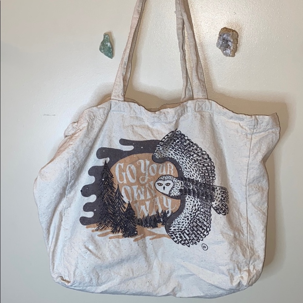 Owl tote bag